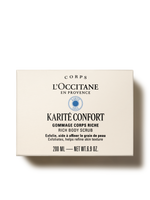 Bohatý tělový scrub Karité Confort (Bambucké máslo)