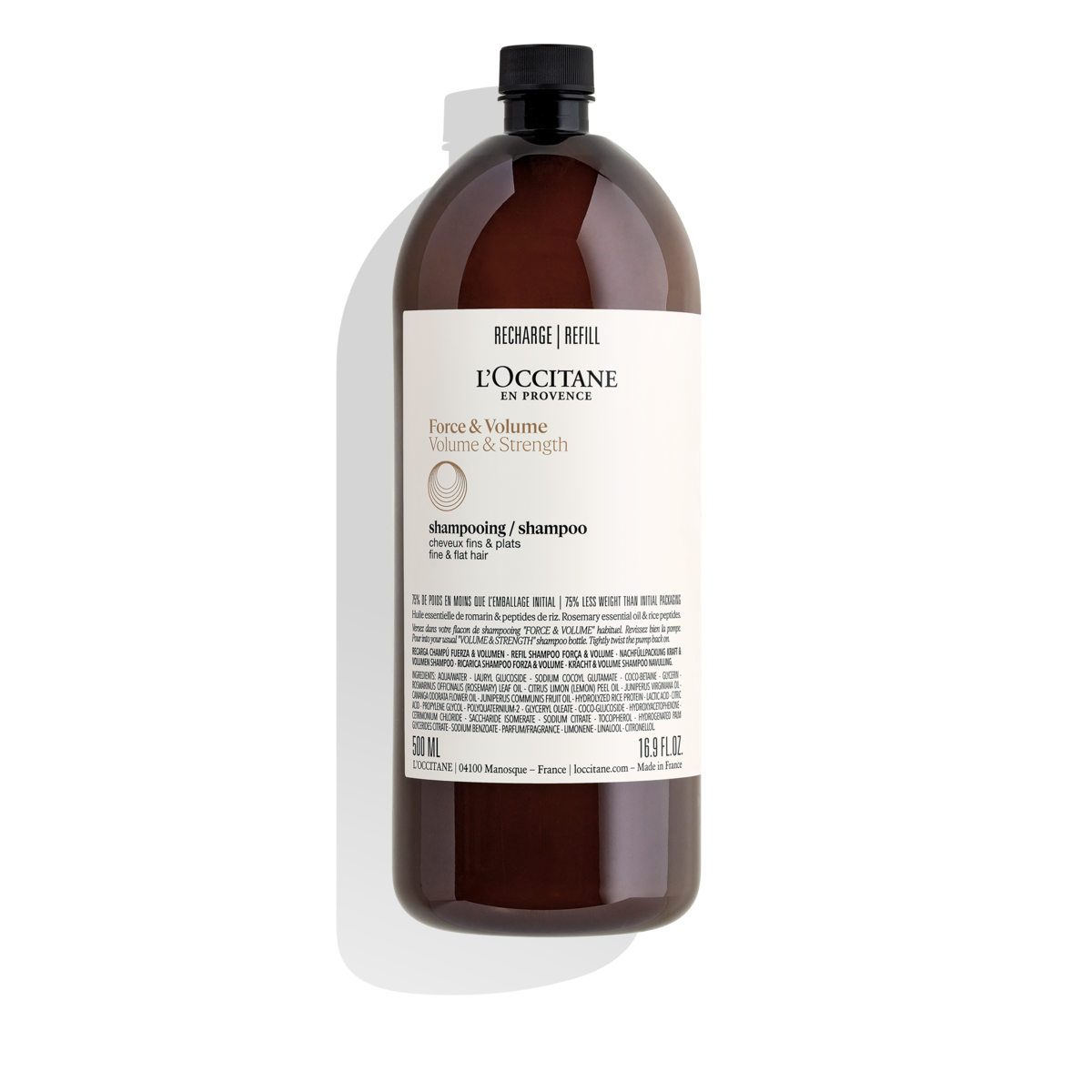 Šampon Aromachology Volume & Strength - náhradní ekologická náplň