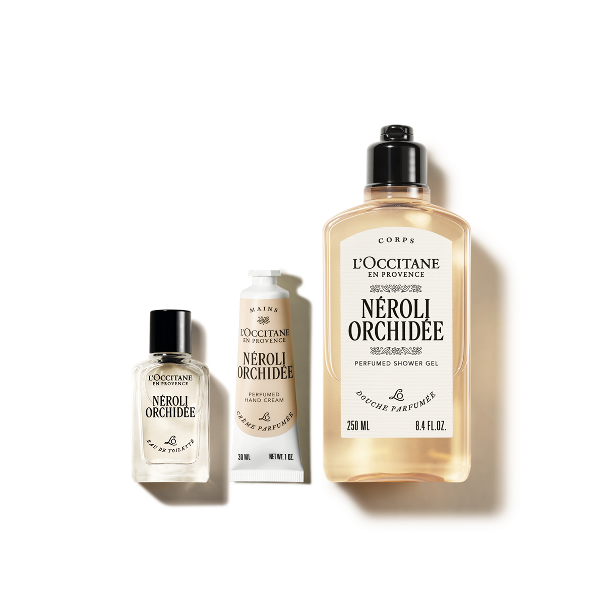 Sada za speciální cenu  - Trio Néroli Orchidée