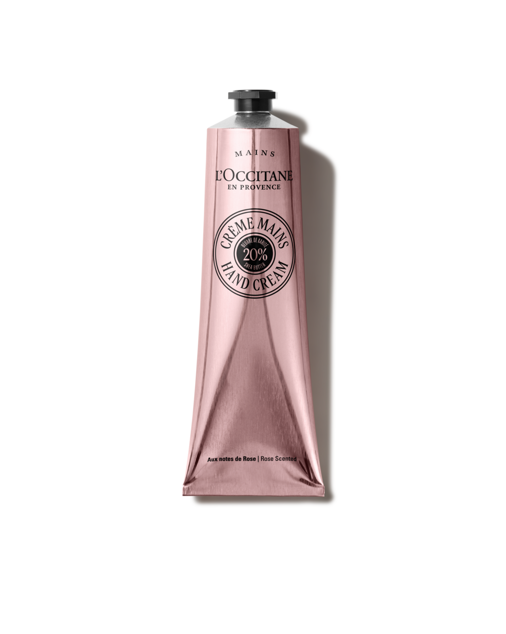 L’Occitane Shea Butter Rose Hand Cream pečující krém na ruce s vůní růží 30 ml