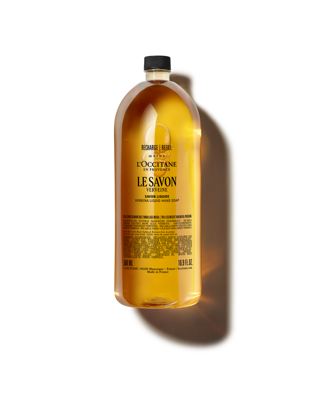 L’Occitane Shea Verbena tekuté mýdlo na ruce náhradní náplň 500 ml koupíte na Loccitane.cz