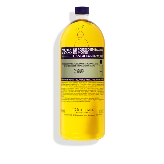 Sprchový olej Mandle 500 ml - Náhradní náplň