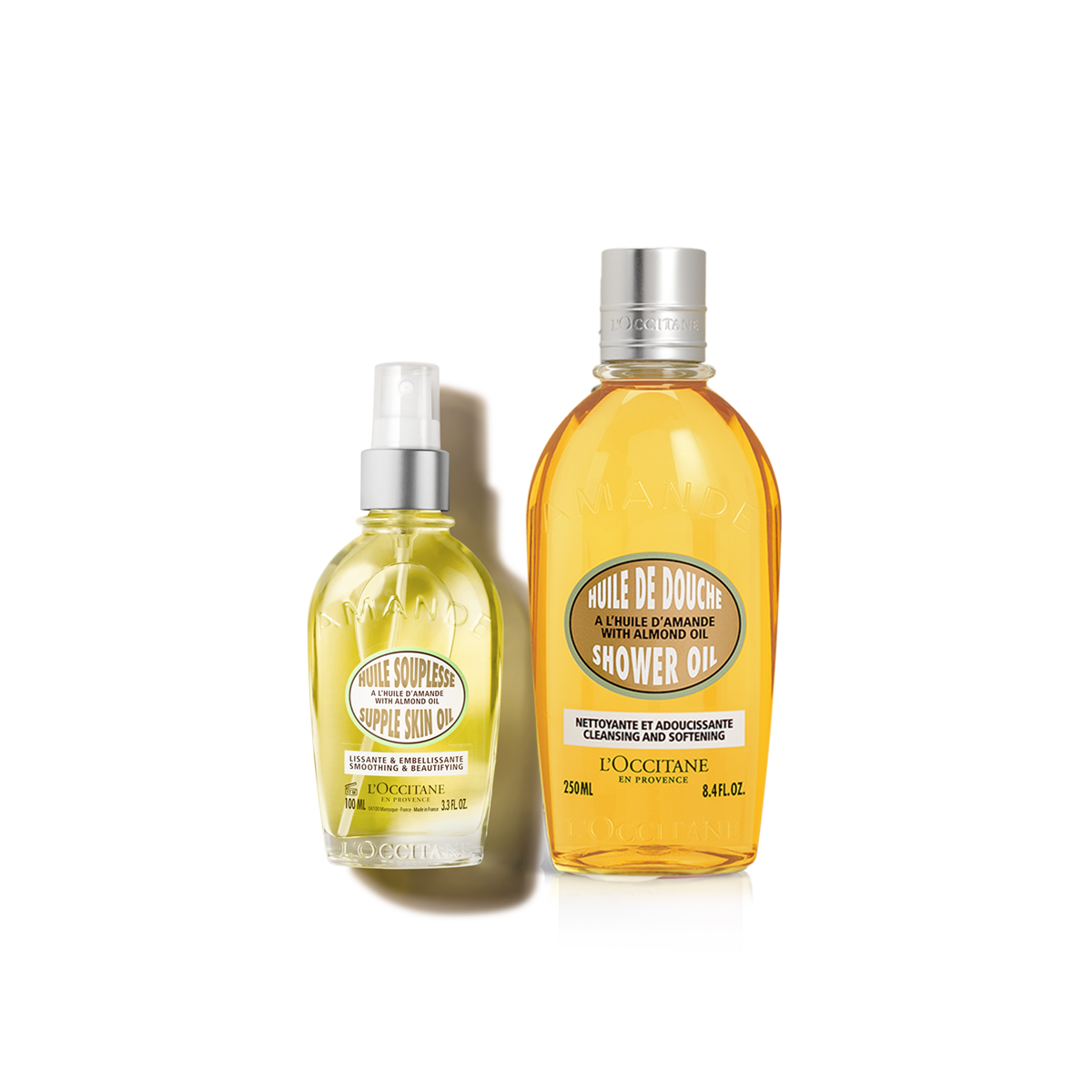 Duo mandlových olejů