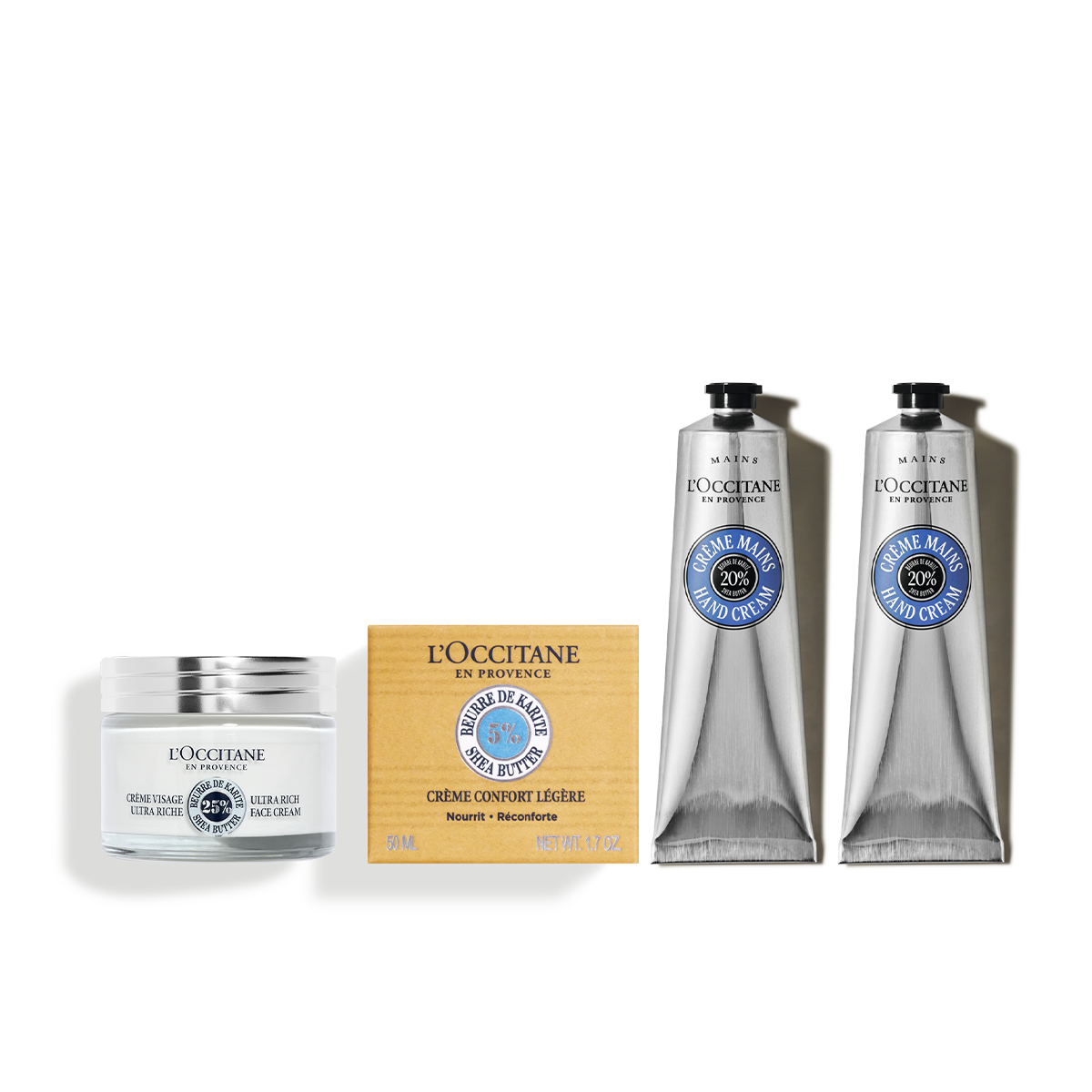 Duo péče o ruce a pleť Karité Confort (Bambucké máslo)