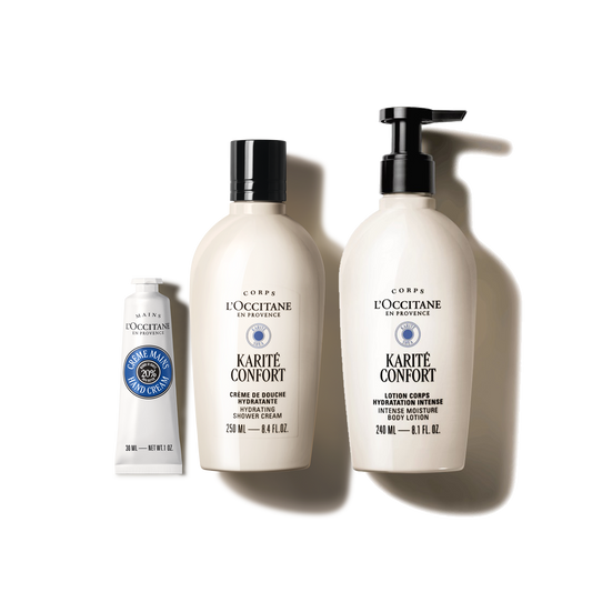 Sada za zvýhodněnou cenu – Karité Confort (Bambucké máslo) trio