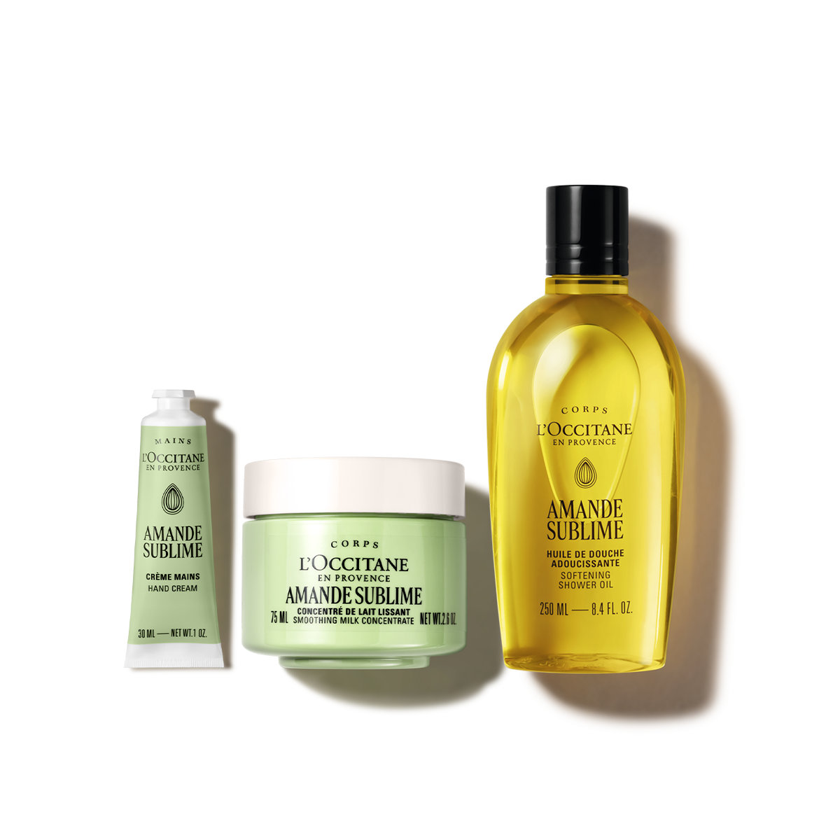 Sada za zvýhodněnou cenu – Amande Sublime (Mandle) mini trio