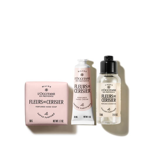 Sada za speciální cenu  - Fleurs de cerisier (Cherry Blossom) discovery trio
