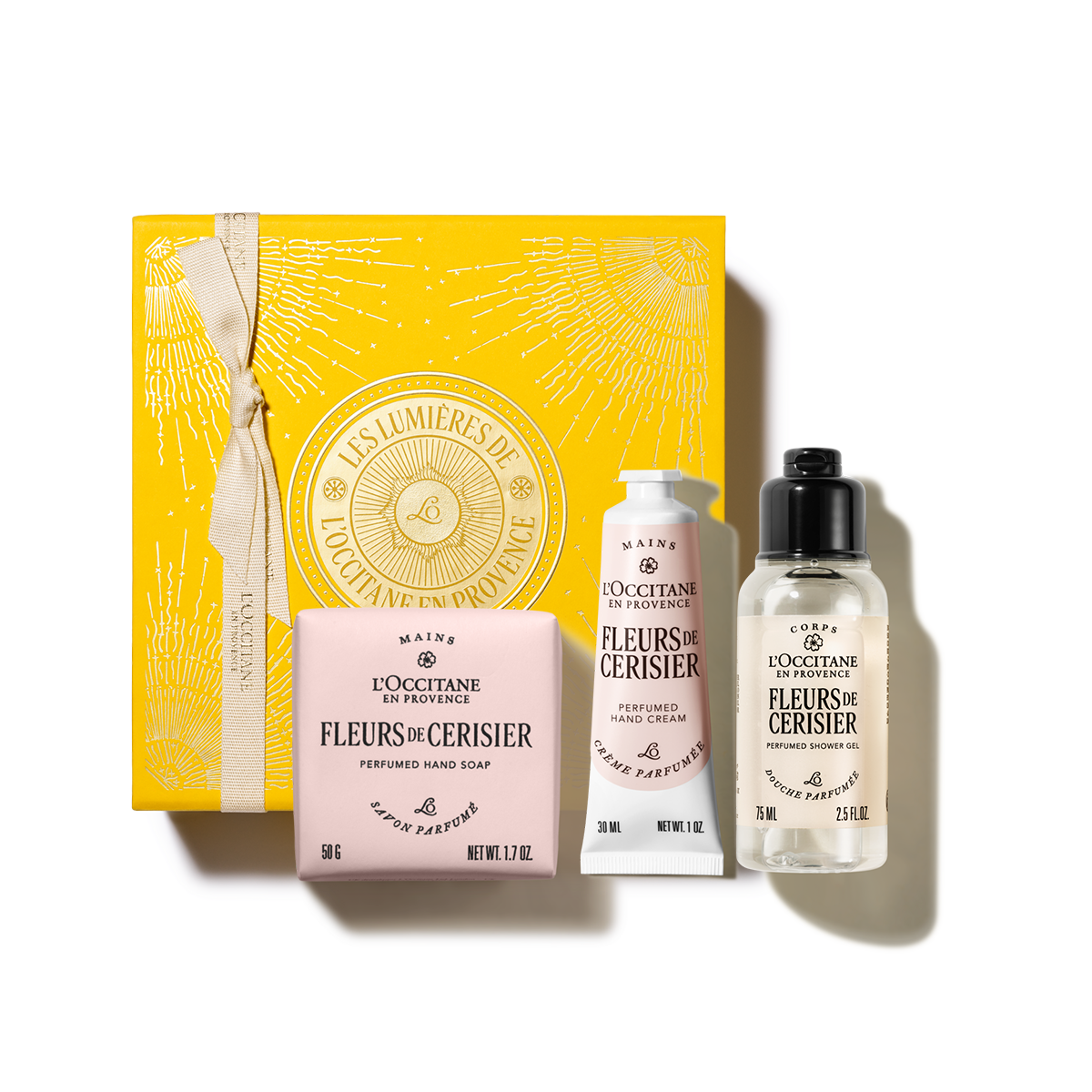 Sada za speciální cenu - Fleurs de cerisier (Cherry Blossom) discovery trio