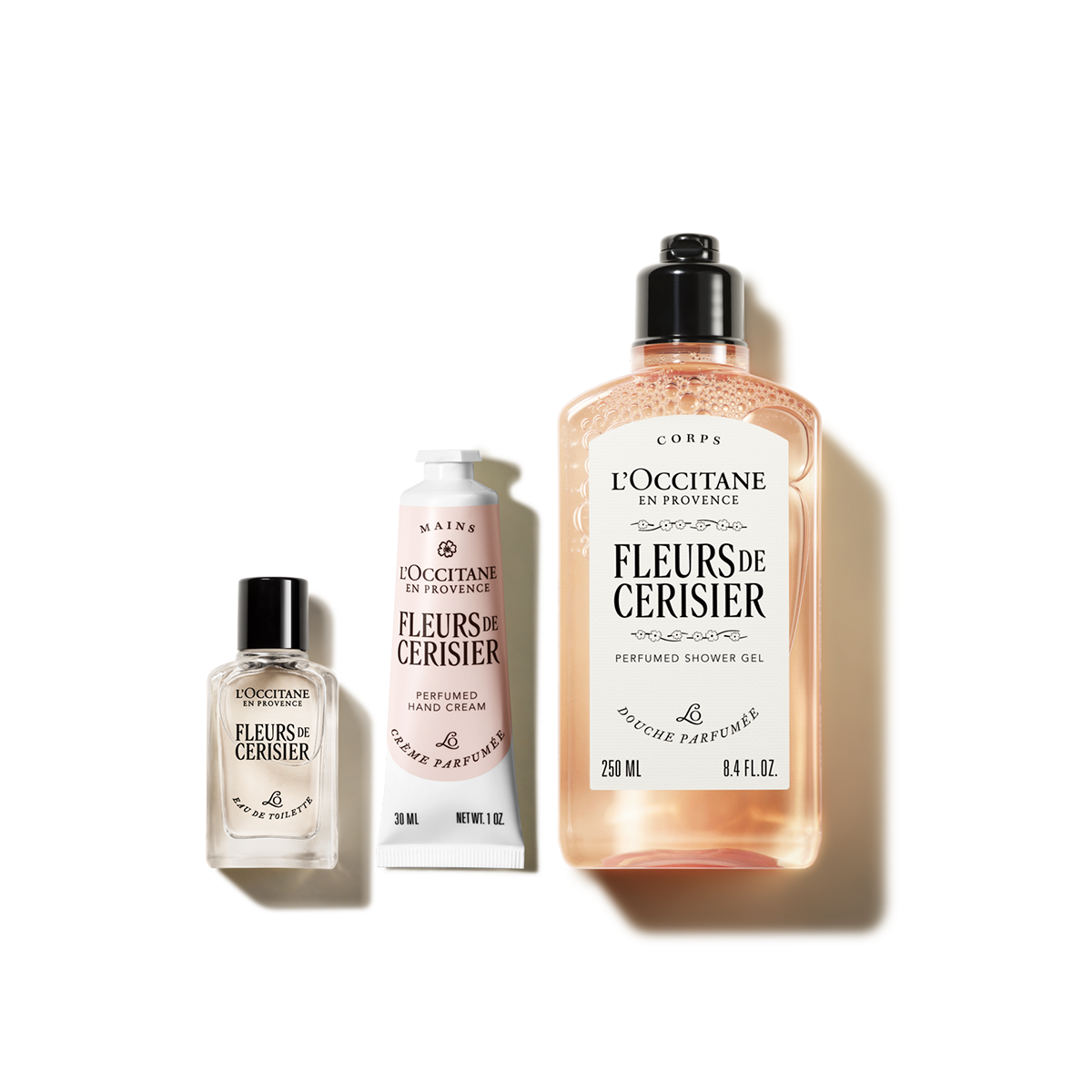 Sada za speciální cenu  - Trio Fleurs de cerisier (Třešňový květ)