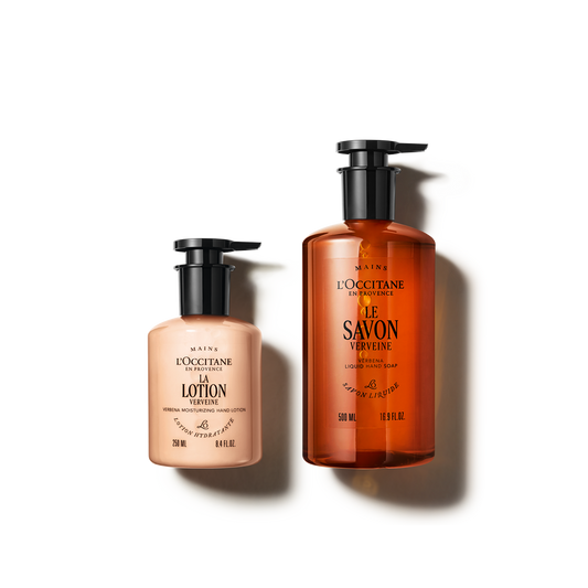 Sada za speciální cenu  - Duo péče o ruce Verbena a Bambucké máslo