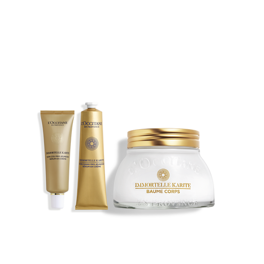 Sada za speciální cenu  - Anti-age trio Bambucké máslo a Slaměnka