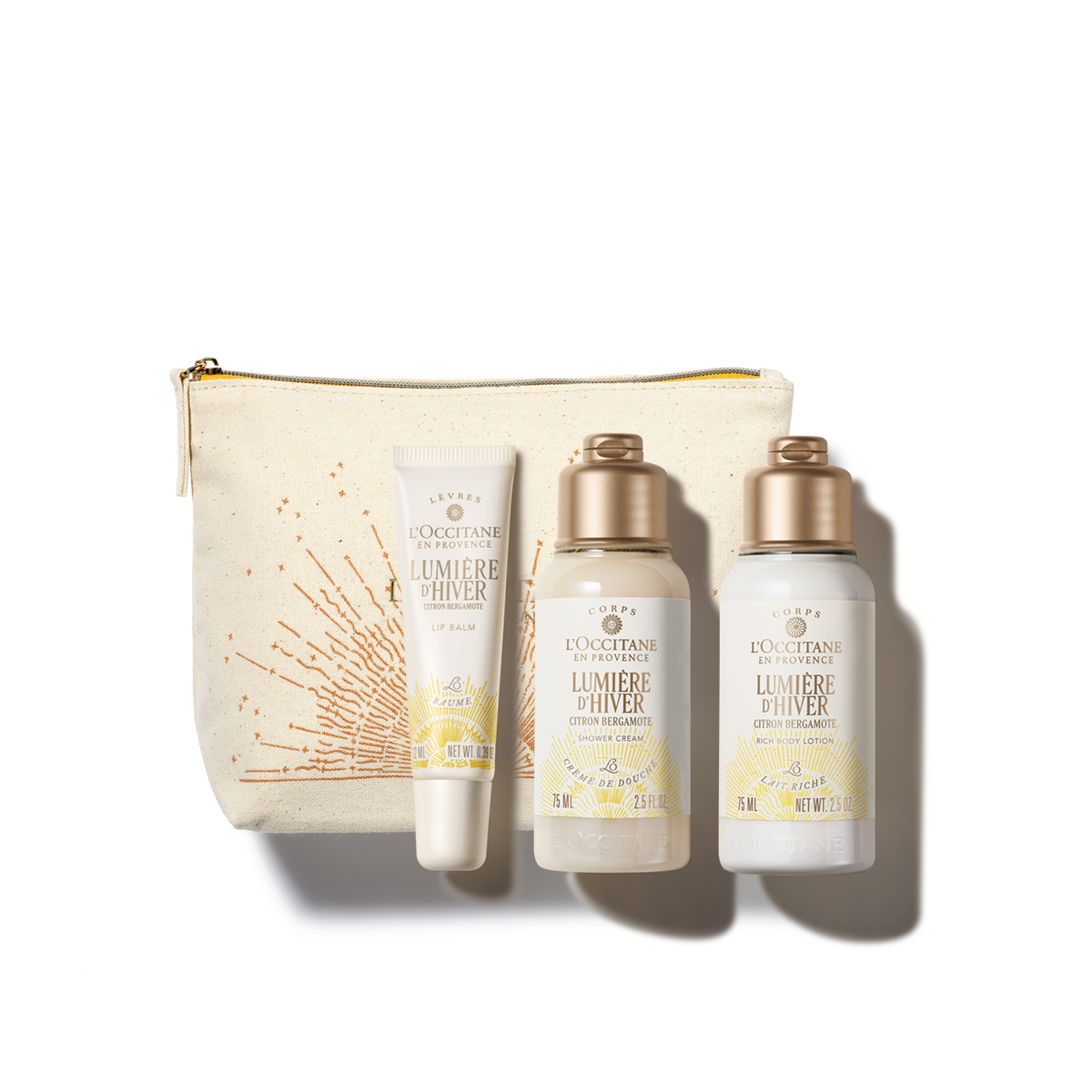 Sada za speciální cenu - Trio Lumière d'Hiver s taštičkou