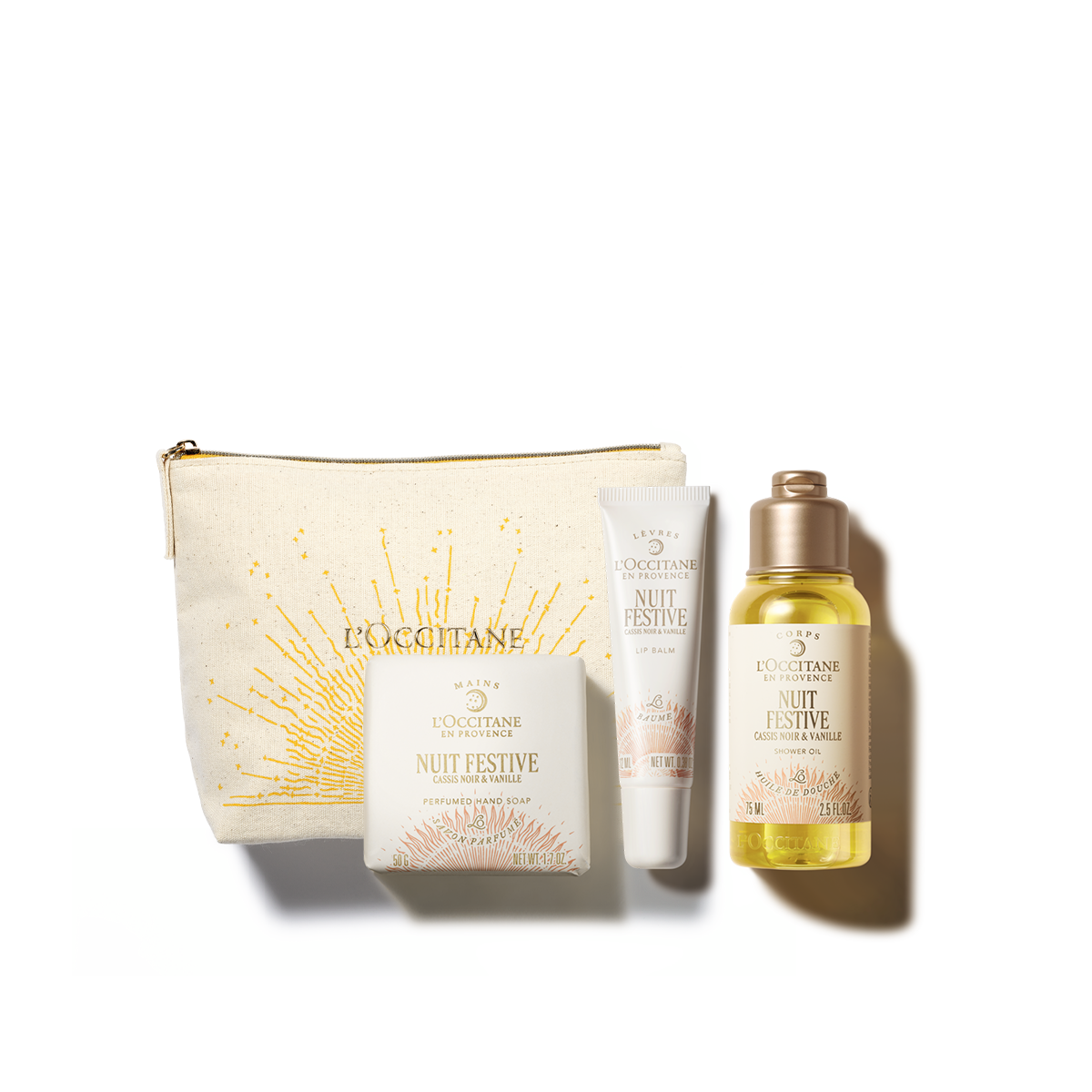 Sada za speciální cenu - Trio Nuit Festive s taštičkou