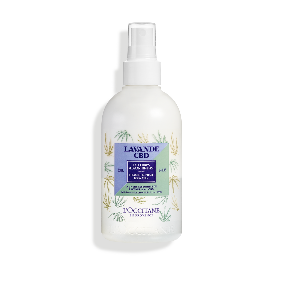 Relaxační dvojfázové tělové mléko Levandule a CBD